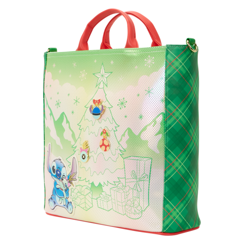 DISNEY - Lilo & Stitch "Holiday" - Tote Bag LoungeFly Loungefly