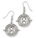 HARRY POTTER - Time Turner - Silver Drop Earrings Carat
