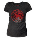 GAME OF THRONES - T-Shirt Targaryen Fire & Blood - GIRL (S) Cotton Division