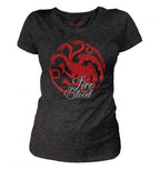 GAME OF THRONES - T-Shirt Targaryen Fire & Blood - GIRL (S) Cotton Division