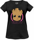 MARVEL - Smiling Groot Head - T-Shirt Women (M) Cotton Division
