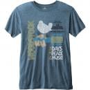 WOODSTOCK - T-Shirt RWC - Classic Vintage Poster (S) Rockoff