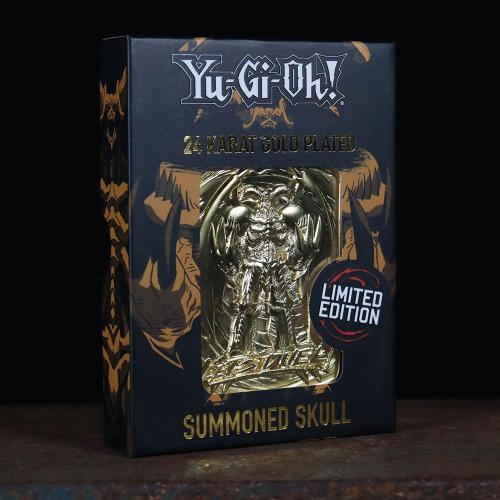 YU-GI-OH! - Summoned Skull - Guldpläterad Metallkort Samlare Fanattik