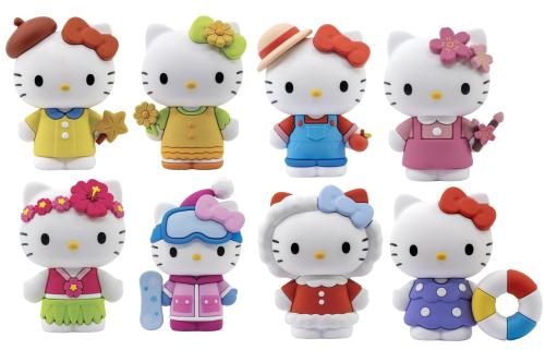 HELLO KITTY - Four Season Series - Assortiment 12 Fig. 7cm Blind Box Yume