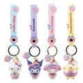 HELLO KITTY - Peach Series - Assortiment 12 Nyckelring 6-7cm Yume