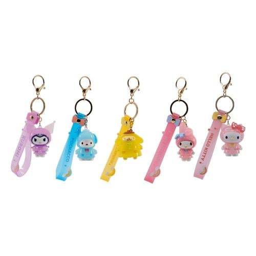 HELLO KITTY - Regnjacka Serie - Assortiment 12 Nyckelring 6-7cm Yume