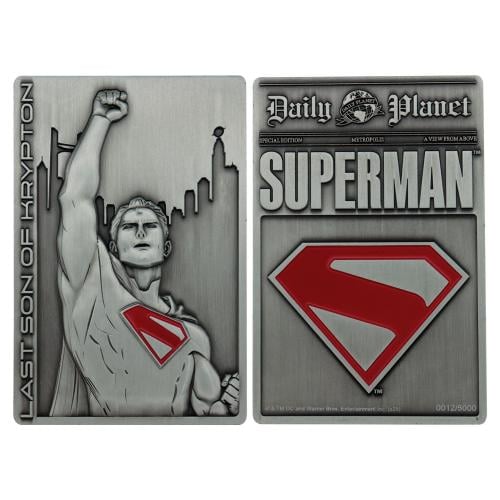 SUPERMAN 2025 - Sista sonen av Krypton - Limited Edition Ingot Fanattik
