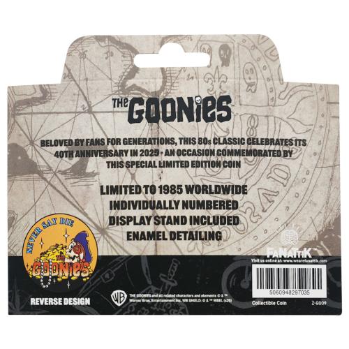 THE GOONIES - Presentation Coin Limited Edition Fanattik