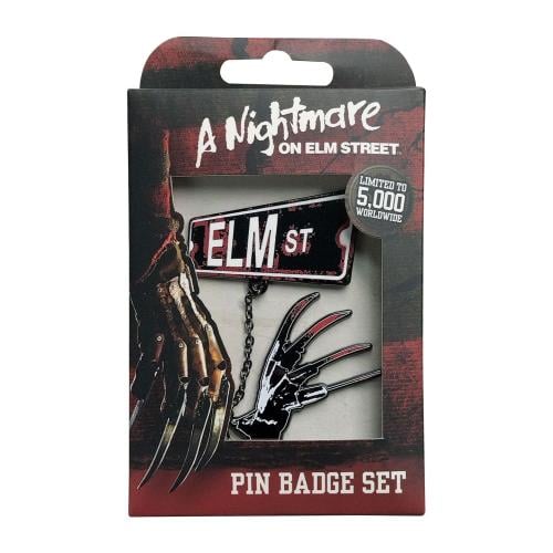 NIGHTMARE ON ELM STREET - Pin Badge Set Limited Edition Fanattik