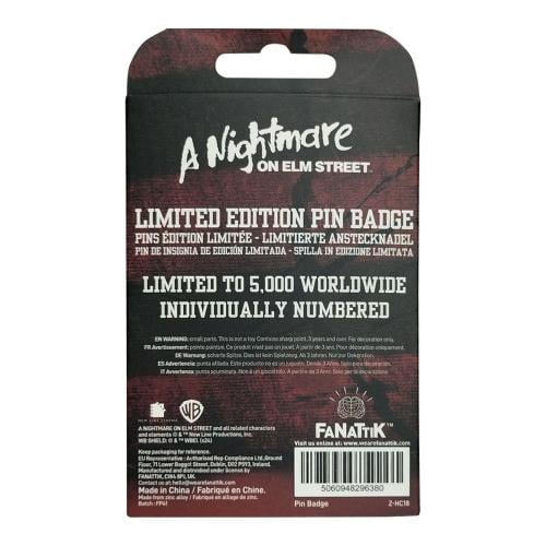 NIGHTMARE ON ELM STREET - Pin Badge Set Limited Edition Fanattik