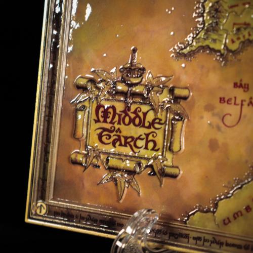 LORD OF THE RINGS - Metal Map Limited Edition Fanattik