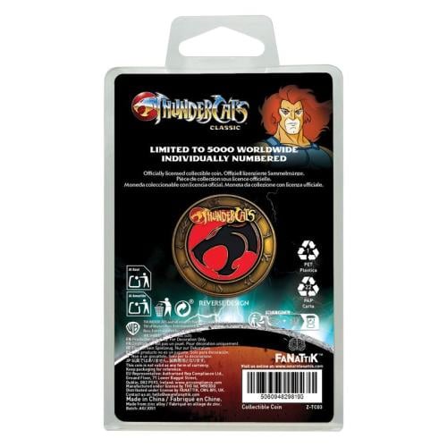 THUNDERCATS - 40-årsjubileum - Limited Edition Mynt Fanattik