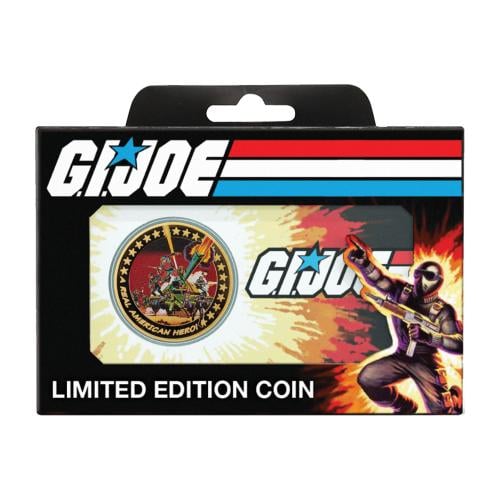 G.I. JOE - 60-årsjubileum - 24k Pläterad Guld - Begränsad Upplaga Mynt Fanattik