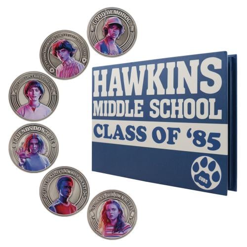 STRANGER THINGS - Årsbok - Album med 6 samlarmynt Fanattik