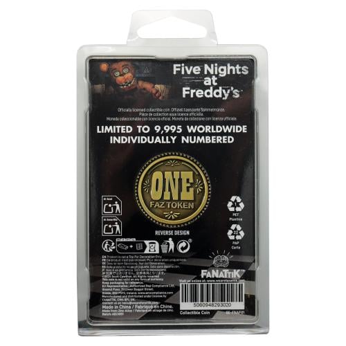 FIVE NIGHTS AT FREDDY'S - Fazbear - Limited Edition Coin Fanattik