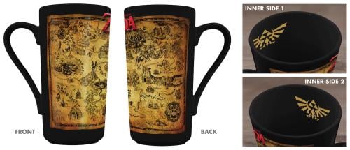 ZELDA - Map - Latte Mug 16,5oz Pyramid