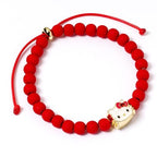 HELLO KITTY - Röd - Pärlarmband Carat