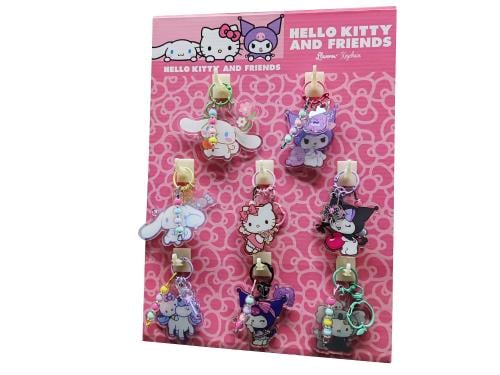HELLO KITTY & Friends - Display of 16 Nyckelrings CYP