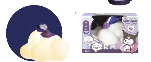 KUROMI - Dekorativ Ljusmoln - 15cm Blue Sky