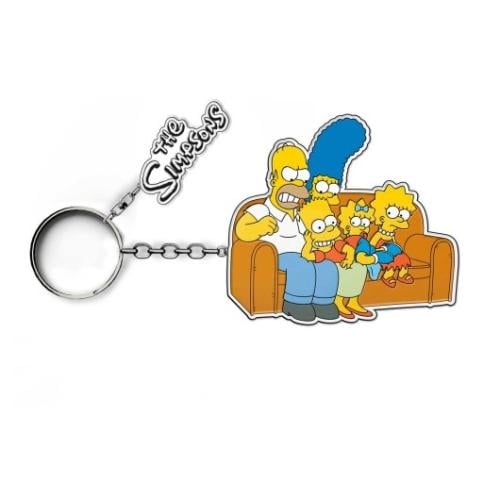 THE SIMPSONS - Familly - Nyckelring 12cm Grupo Erik