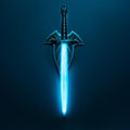 LORD OF THE RINGS - Frondon's Dagger - Dekorativ Lampa - 13cm Grupo Erik