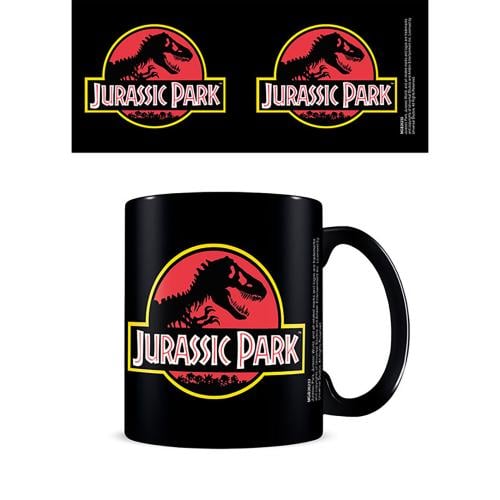 JURASSIC PARK - Logotyp - Svart Pod Mugg 11oz Pyramid