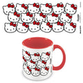 HELLO KITTY - Många Kittys - Färgad Inre Mugg 11oz Pyramid
