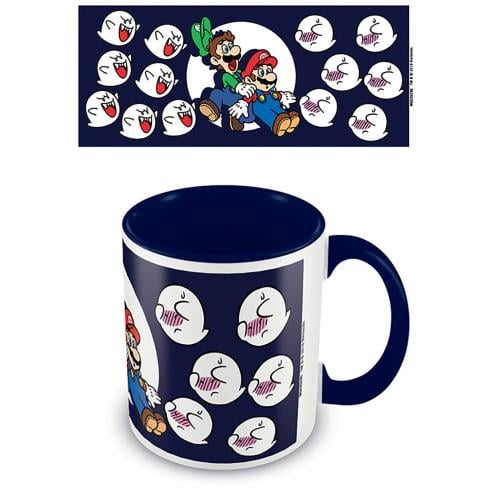 SUPER MARIO - Boos - Färgglad Inre Mugghandtag 11oz Pyramid