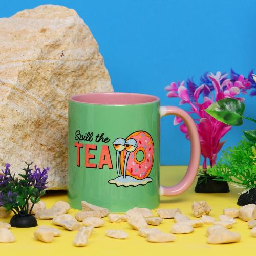 Svampbob - Spill the Tea - Inner Colored Mug - 11oz