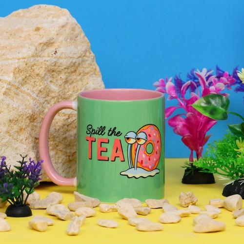 Svampbob - Spill the Tea - Inner Colored Mug - 11oz