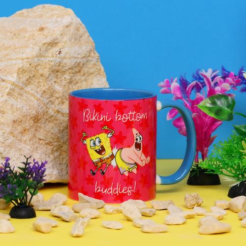 Svampbob - Bikini Bottom Buddies - Inre Färgad Mugg - 11oz