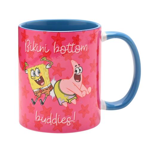 Svampbob - Bikini Bottom Buddies - Inre Färgad Mugg - 11oz