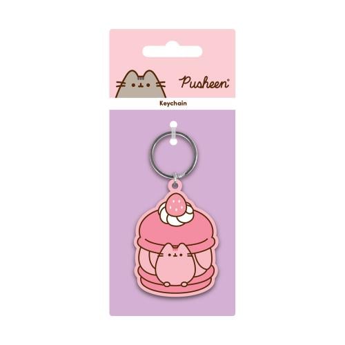 PUSHEEN - Macarons - PVC Nyckelring Pyramid