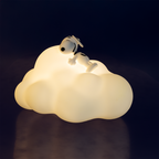 SNOOPY - Dekorativ Lampa Moln - 15cm Blue Sky