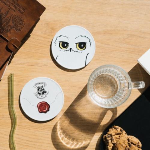 HARRY POTTER - Hedwig - Set of 2 Coasters Grupo Erik
