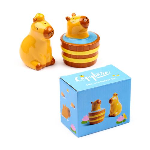KAWAII - Duke the Capybara - Salt- och Pepparkar Set Puckator