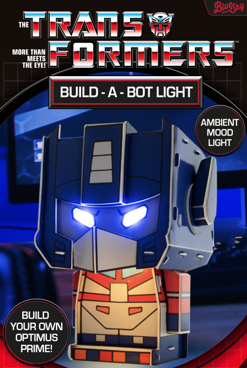 TRANSFORMERS - Optimus - Light - Kit DIY - 22cm Blue Sky