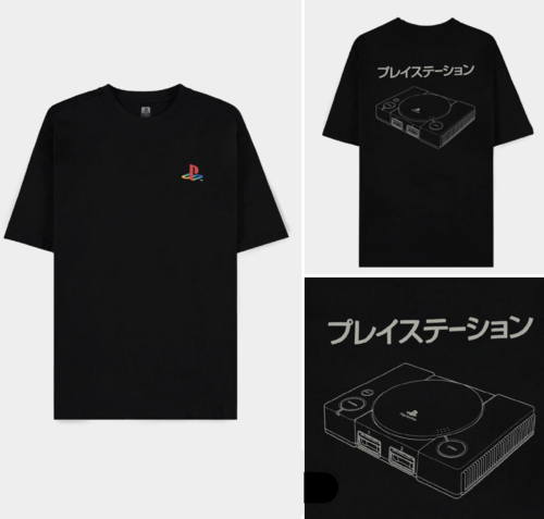 PLAYSTATION - Logo & Console - Herr T-Shirt (S) Difuzed