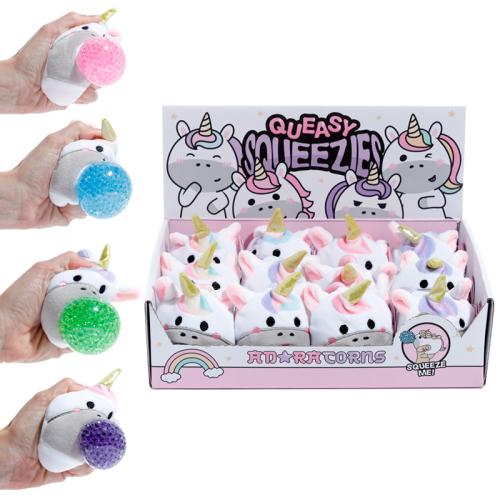 KAWAII - Enhörning - 'Queasy Squeezies' Stressboll Puckator