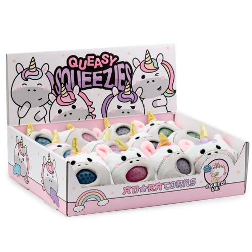 KAWAII - Enhörning - 'Queasy Squeezies' Stressboll Puckator