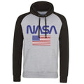 NASA - Baseball Sweat Hoodie - Old Glory - (XL) Runns