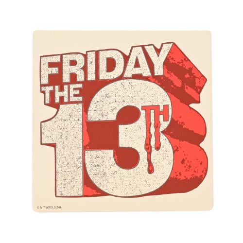 FRIDAY 13th - Logo - Ceramic Square Coaster Widdop