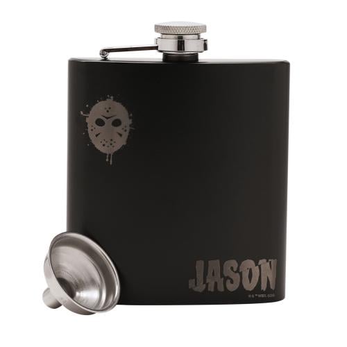 FRIDAY 13th - Jason & Mask - Hip Flask 6oz + Funnel Widdop