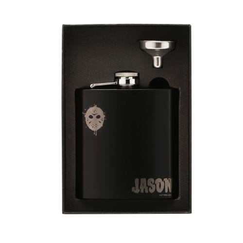 FRIDAY 13th - Jason & Mask - Hip Flask 6oz + Funnel Widdop