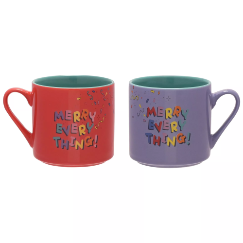 STITCH & ANGEL - Merry Everything - Set of 2 Färgglada Muggar Widdop