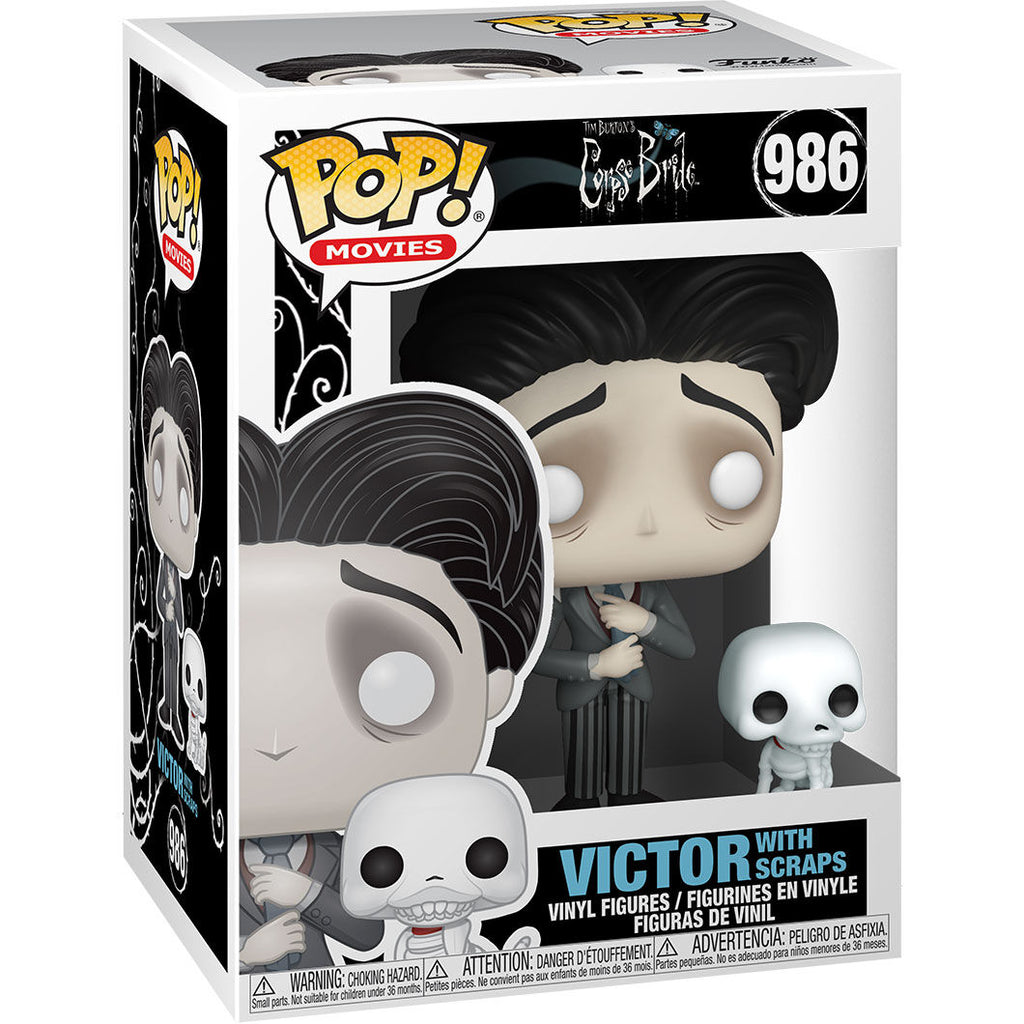 POP Figur Corpse Bride Victor med Scraps FUNKO