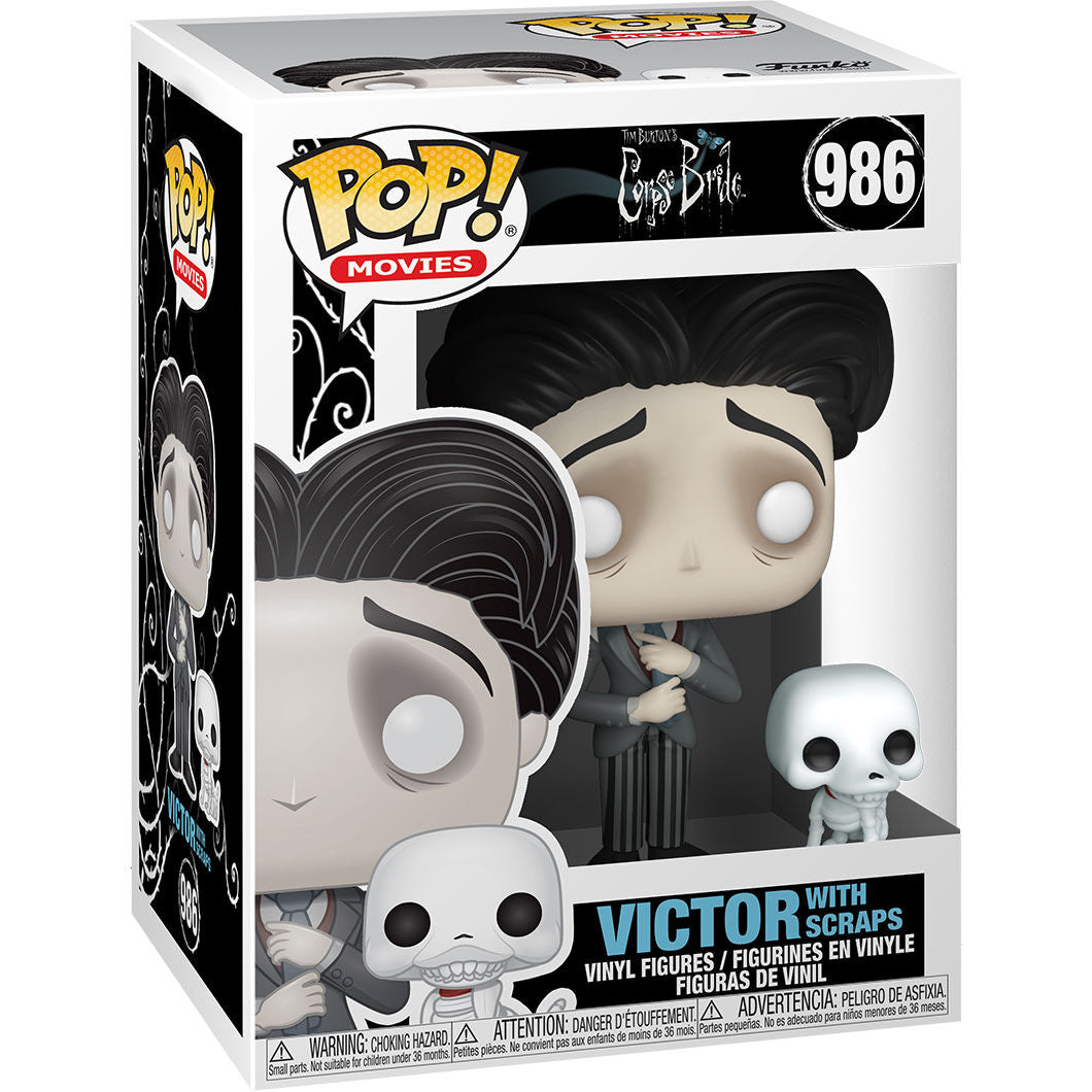 POP Figur Corpse Bride Victor med Scraps FUNKO