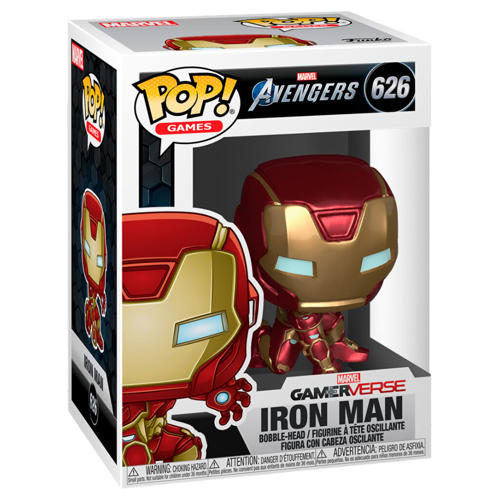 POP Figur Marvel Avengers Game Iron Man Stark Tech Suit FUNKO