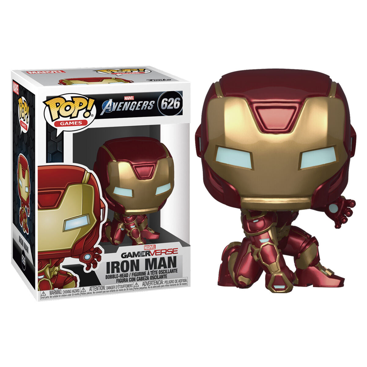 POP Figur Marvel Avengers Game Iron Man Stark Tech Suit FUNKO