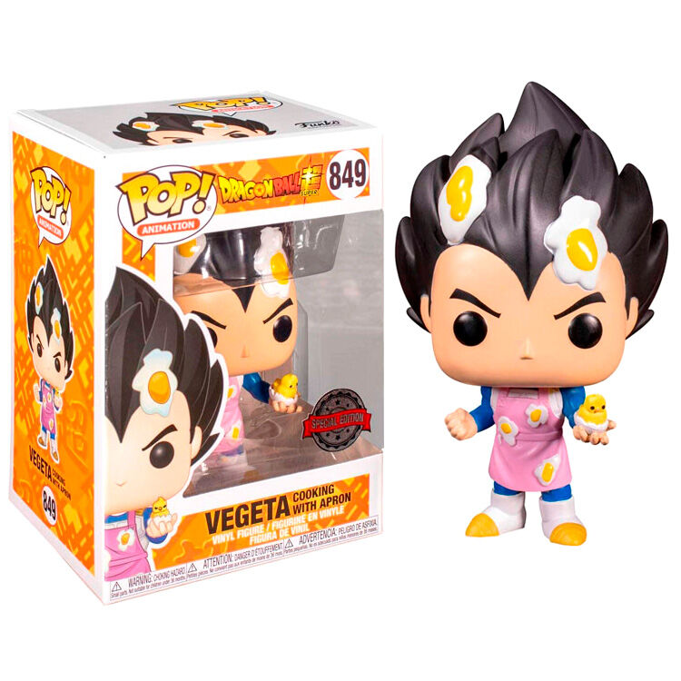 POP Figur Dragon Ball Super Vegeta Cooking with Apron Exclusive FUNKO